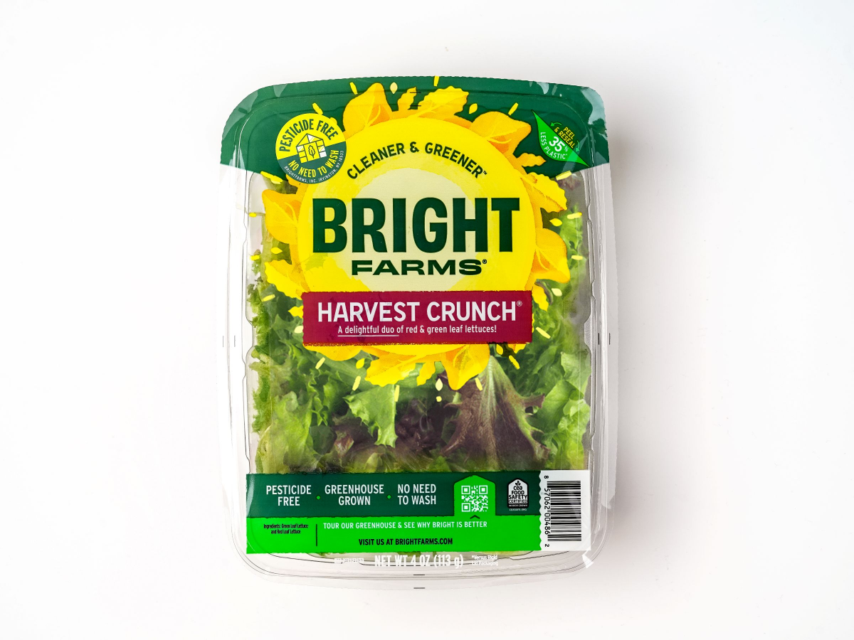 Bright Farms Harvest Crunch Red & Green Leaf Lettuce 4oz Container