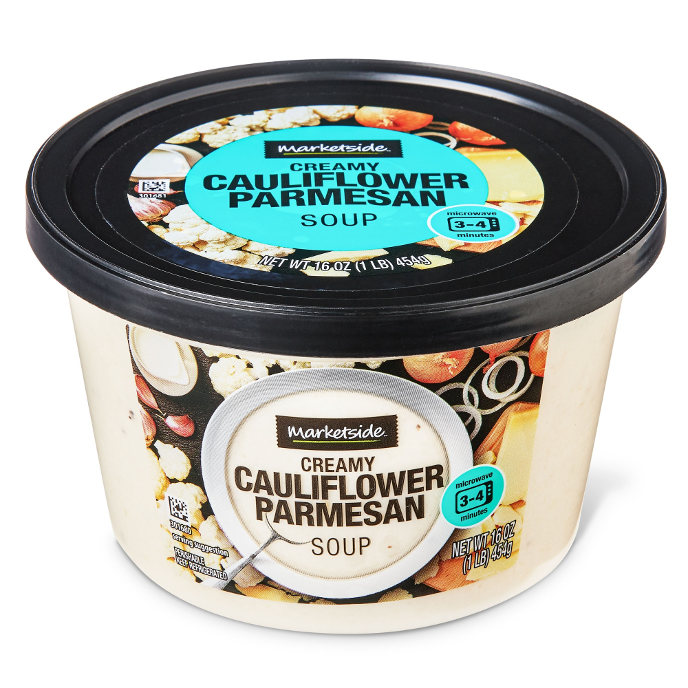 Creamy Cauliflower Parmesan Soup 16 Oz Cup