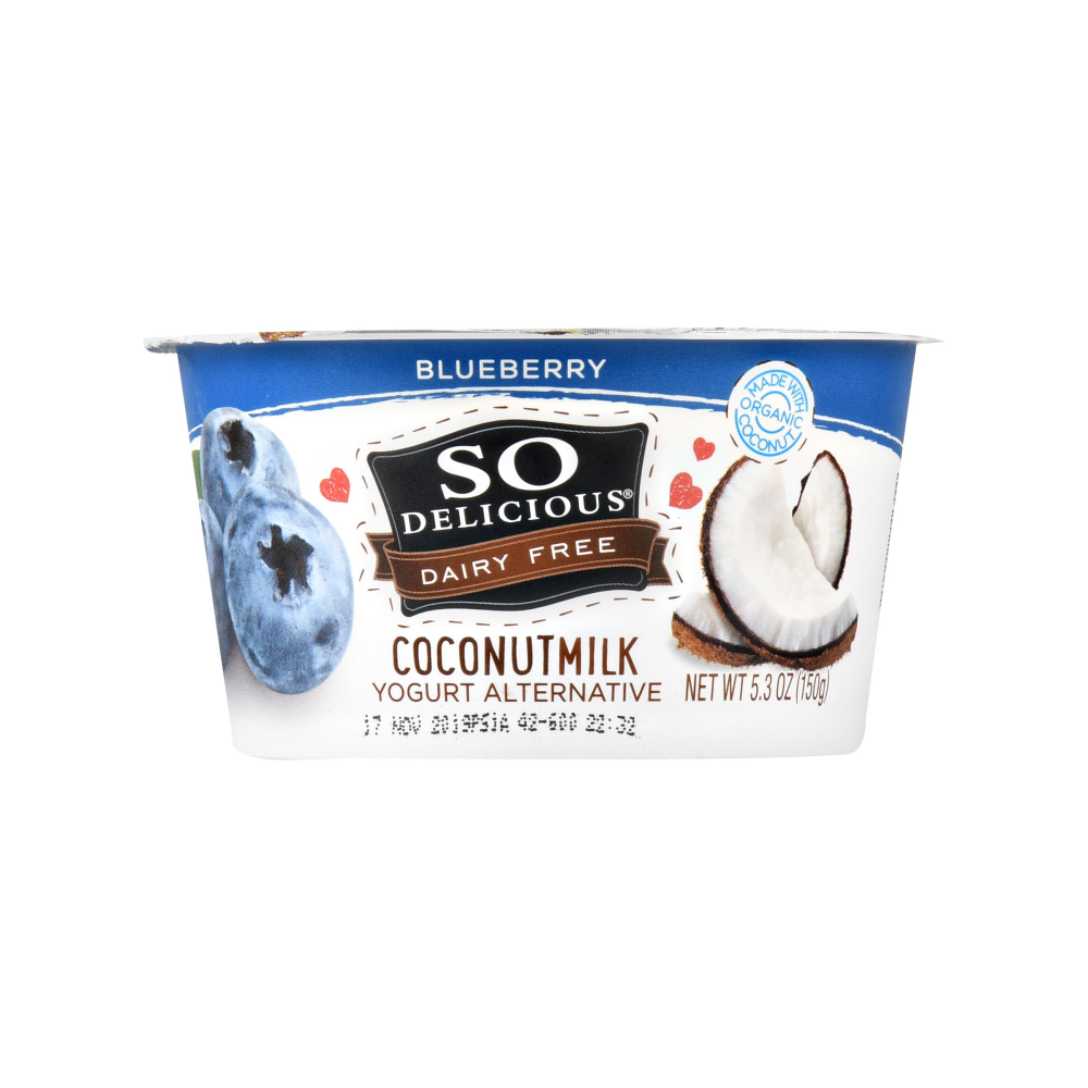 So Delicious Dairy Free Coconut Yogurt Alternative Blueberry, 5.3 OZ