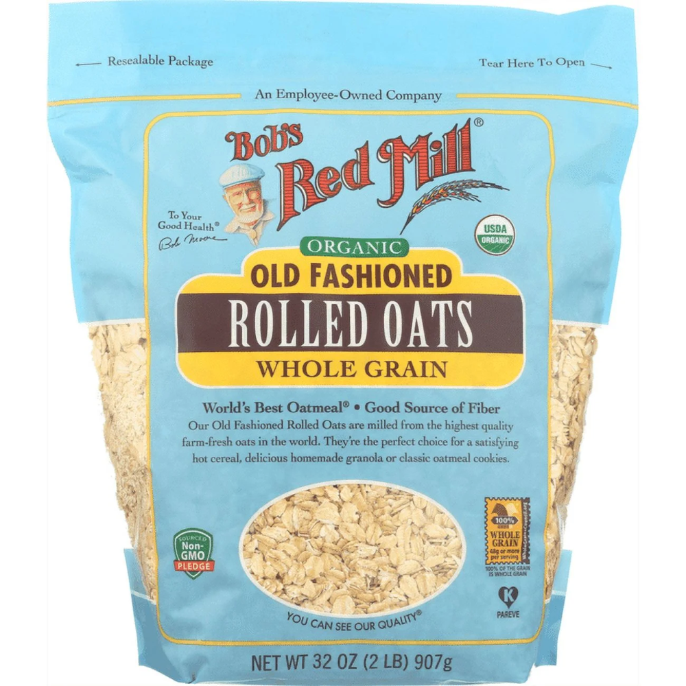 Bob's Red Mill Old Fashioned Organic Rolled Oats | 32 Oz Package