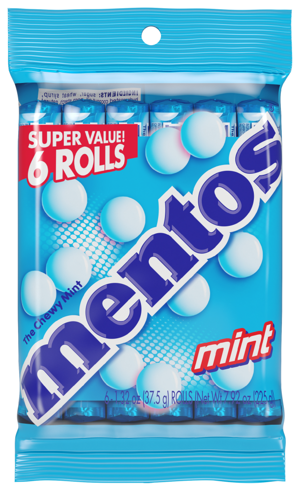 Mentos Chewy Mint Candies - 6ct