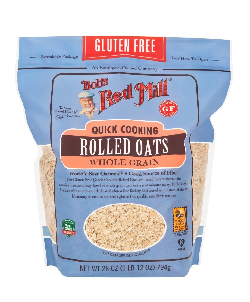 Bob's Red Mill Gluten Free Quick Cooking Rolled Oats | 28 Oz Package