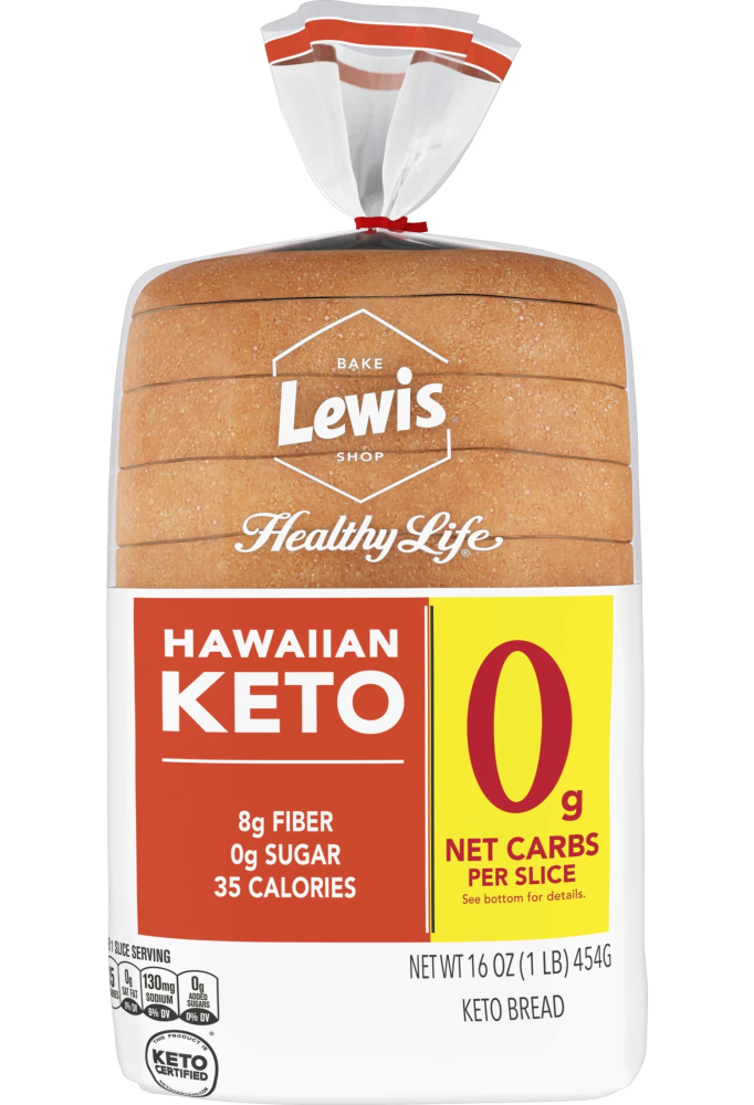 Lewis Bake Shop Healthy Life Hawaiin Keto Bread 16 Oz