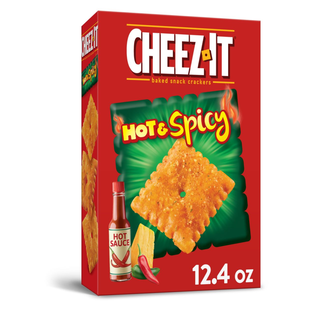 Cheez-It Hot & Spicy Baked Snack Crackers - 12.4oz