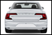 Volvo S90 Plug-in hybrid rearview photo at San Francisco in Volvo izmo emporio