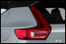 Volvo EX40 taillight photo at San Francisco in Volvo izmo emporio