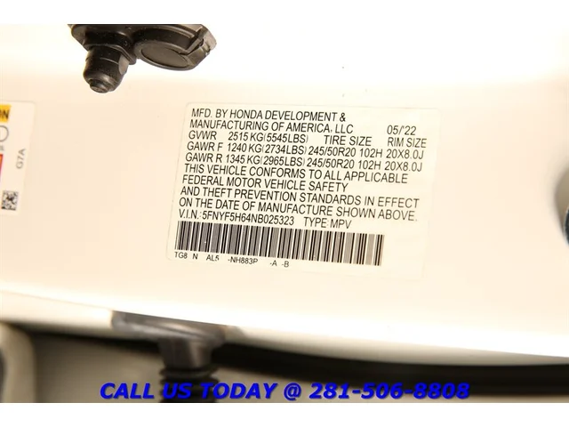 SEMINUEVOS HONDA Pilot 2022 Touring NAV DVD SUN ADAPTCRUISE 7-PASS 83K Mi a Estados en autogozo