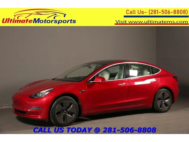 SEMINUEVOS TESLA Model 3 2020 FSD Ai AUTOPILOT NAV RED ON WHITE HEATED SEAT a Estados en autogozo