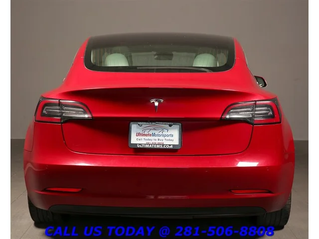 SEMINUEVOS TESLA Model 3 2020 FSD Ai AUTOPILOT NAV RED ON WHITE HEATED SEAT a Estados en autogozo
