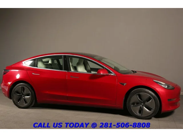 SEMINUEVOS TESLA Model 3 2020 FSD Ai AUTOPILOT NAV RED ON WHITE HEATED SEAT a Estados en autogozo