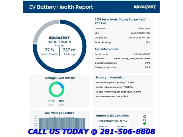 SEMINUEVOS TESLA Model 3 2018 Long Range AWD FSD AUTOPILOT NAV PANO 79K MLS a Estados en autogozo