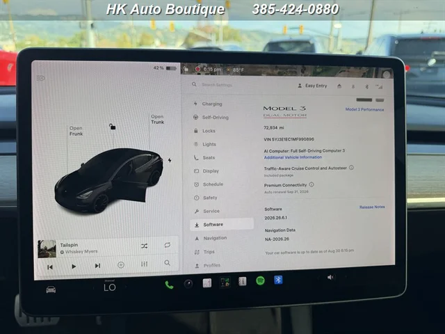 SEMINUEVOS TESLA Model 3 Performance a Estados en autogozo