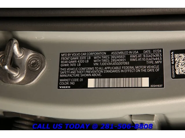SEMINUEVOS VOLVO EX90 2025 Ultra AWD NAV HUD PANO PILOTassist 7PASS BOSE a Estados en autogozo