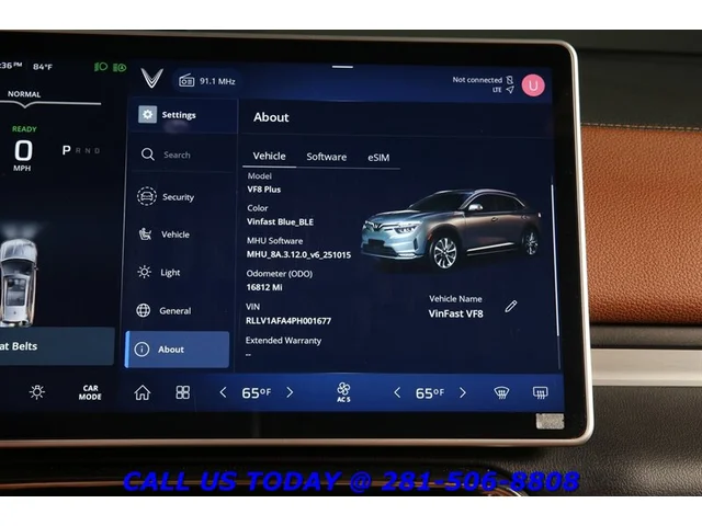 SEMINUEVOS VINFAST VF8 2023 Plus AWD NAV HUD PANO 360 ADAPT BLIND 16K MLS a Estados en autogozo
