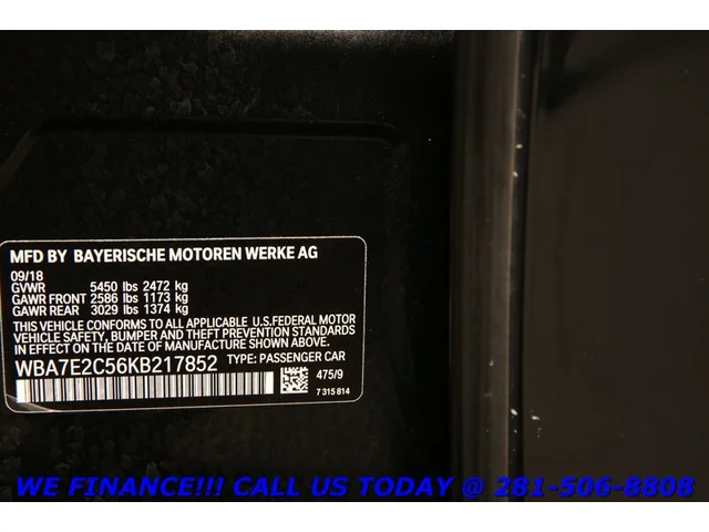 SEMINUEVOS BMW 2019 740iM Sport NAV PANO BLIND HEATSEAT 77K MLS a Estados en autogozo