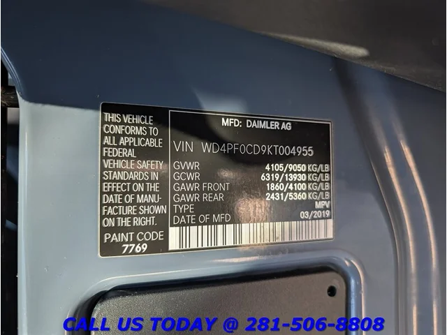 SEMINUEVOS MERCEDES-BENZ Sprinter 2019 2500 DIESEL CARGO VAN HIGH ROOF COMMERCIAL a Estados en autogozo