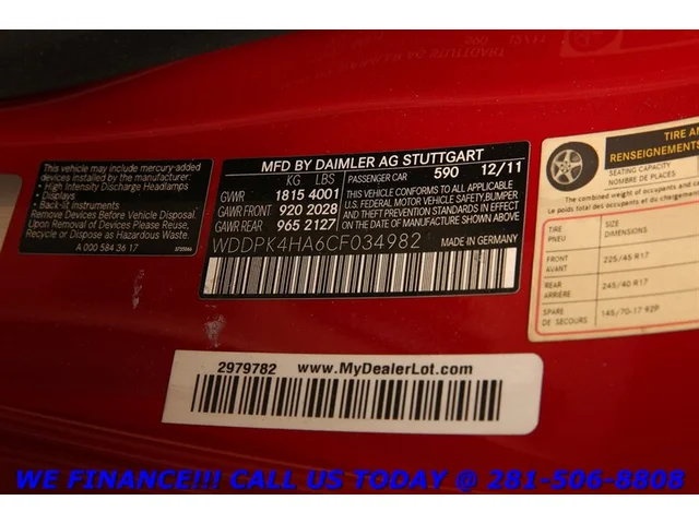 SEMINUEVOS MERCEDES-BENZ 2012 SLK250 NAV HEATSEAT HARMAN 17