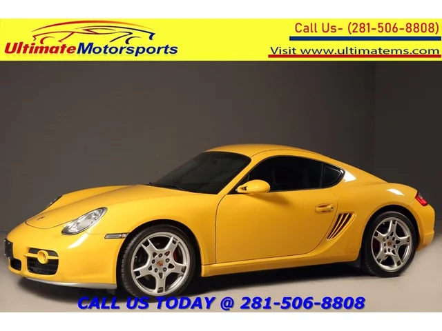 SEMINUEVOS PORSCHE Cayman 2006 S NAV LEATHER SPEED YELLOW SPOILER 19