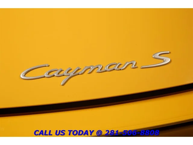 SEMINUEVOS PORSCHE Cayman 2006 S NAV LEATHER SPEED YELLOW SPOILER 19