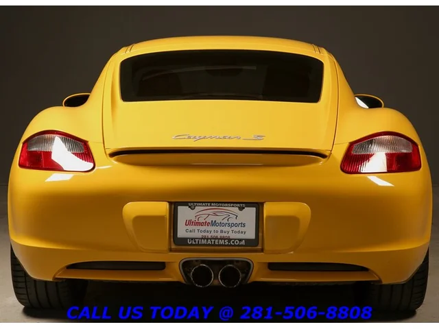 SEMINUEVOS PORSCHE Cayman 2006 S NAV LEATHER SPEED YELLOW SPOILER 19