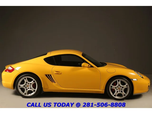 SEMINUEVOS PORSCHE Cayman 2006 S NAV LEATHER SPEED YELLOW SPOILER 19