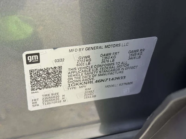 SEMINUEVOS GMC Acadia a Estados en autogozo