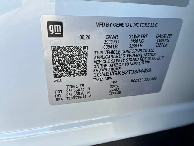 Nuevos CHEVROLET TRAVERSE à Estados chez autogozo