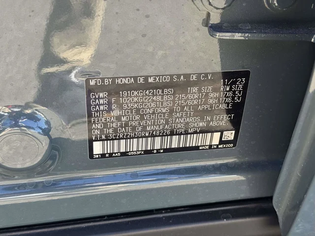 SEMINUEVOS HONDA HR-V a Estados en autogozo