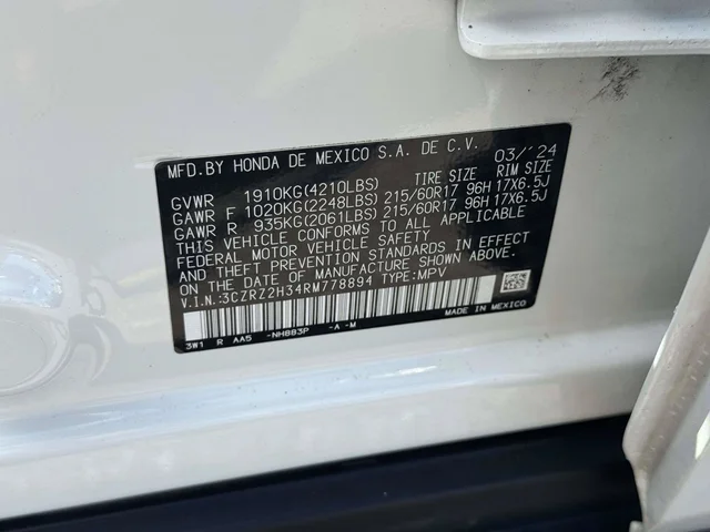 SEMINUEVOS HONDA HR-V a Estados en autogozo