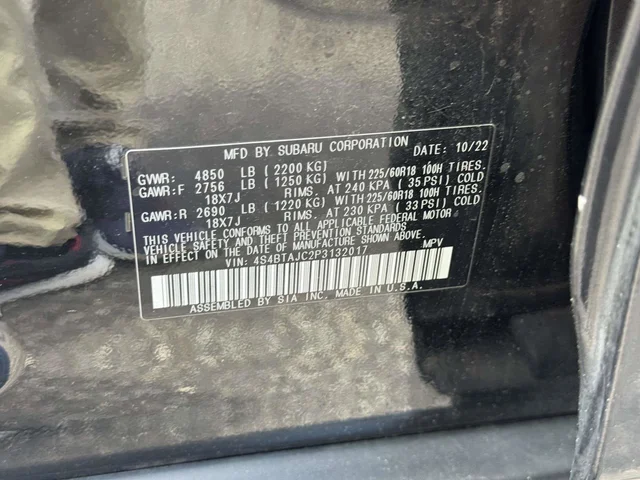 SEMINUEVOS SUBARU Outback a Estados en autogozo