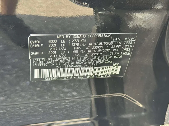 SEMINUEVOS SUBARU Ascent a Estados en autogozo