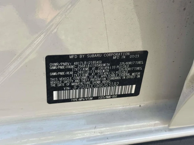 SEMINUEVOS SUBARU Crosstrek a Estados en autogozo