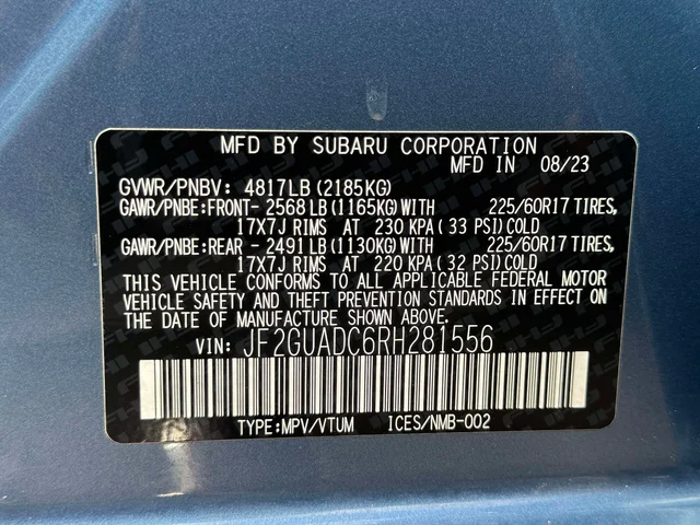 SEMINUEVOS SUBARU Crosstrek a Estados en autogozo