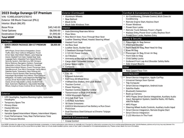 SEMINUEVOS DODGE Durango a Estados en autogozo
