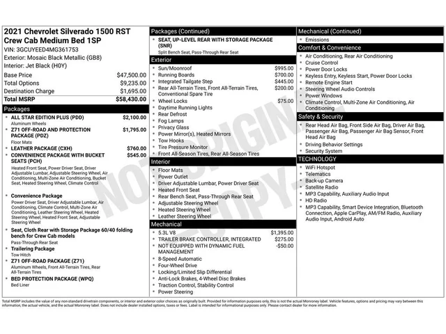 SEMINUEVOS CHEVROLET Silverado 1500 a Estados en autogozo