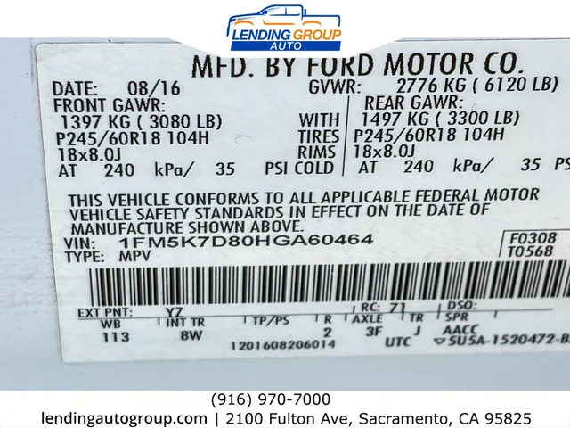 SEMINUEVOS FORD Explorer at Lending Group Auto in Sacramento