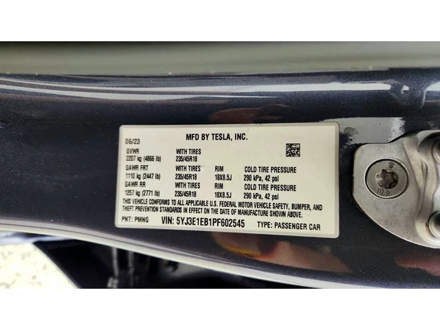 SEMINUEVOS TESLA Model 3 a Estados en autogozo