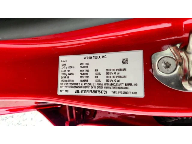 SEMINUEVOS TESLA Model 3 a Estados en autogozo