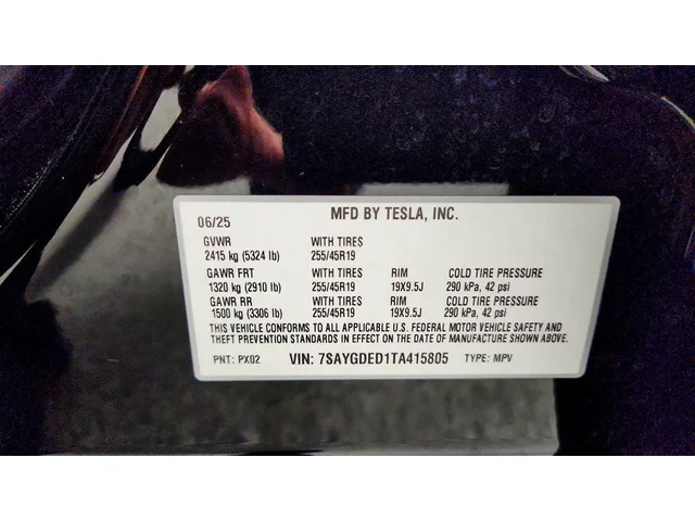 SEMINUEVOS TESLA Model Y a Estados en autogozo