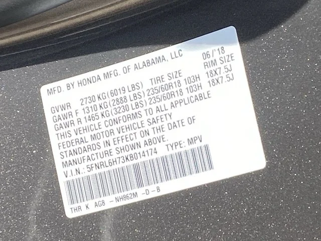 SEMINUEVOS HONDA Odyssey a Estados en autogozo