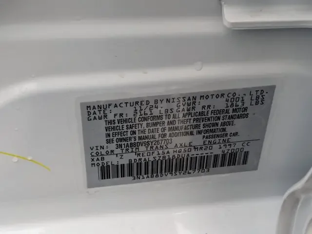 Nuevos NISSAN SENTRA à Estados chez autogozo