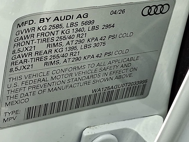 Nuevos AUDI SQ5 à Estados chez autogozo