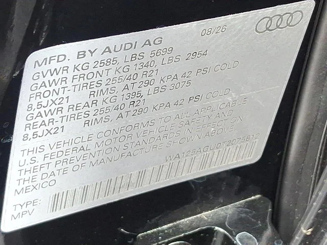 Nuevos AUDI SQ5 à Estados chez autogozo