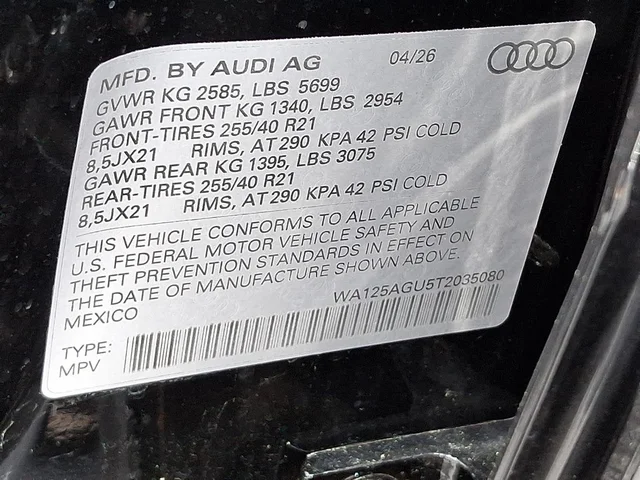Nuevos AUDI SQ5 à Estados chez autogozo