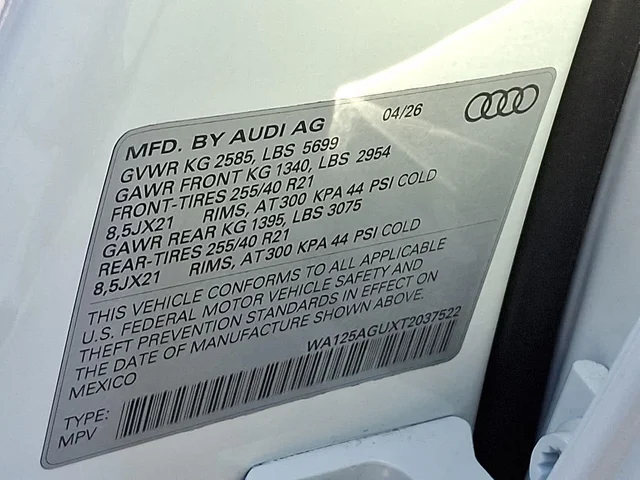 Nuevos AUDI SQ5 à Estados chez autogozo
