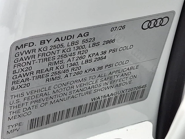 Nuevos AUDI Q5 à Estados chez autogozo