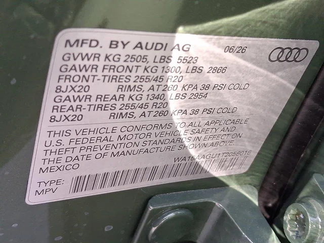 Nuevos AUDI Q5 à Estados chez autogozo