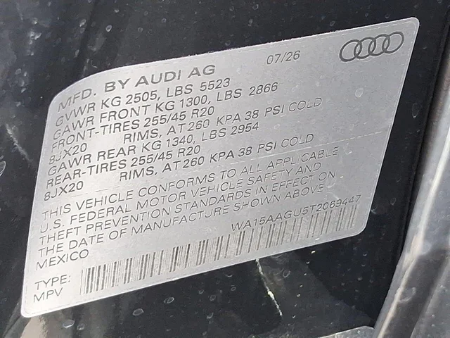 Nuevos AUDI Q5 à Estados chez autogozo