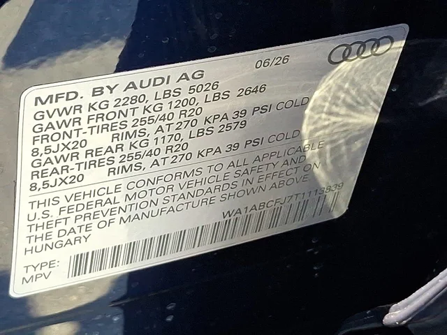 Nuevos AUDI Q3 à Estados chez autogozo