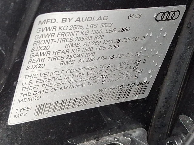 Nuevos AUDI Q5 SPORTBACK à Estados chez autogozo